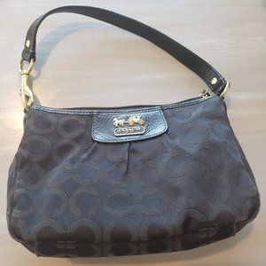 Small black Coach purse